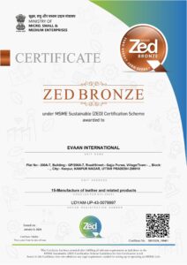 Evaan Bronze Certificate